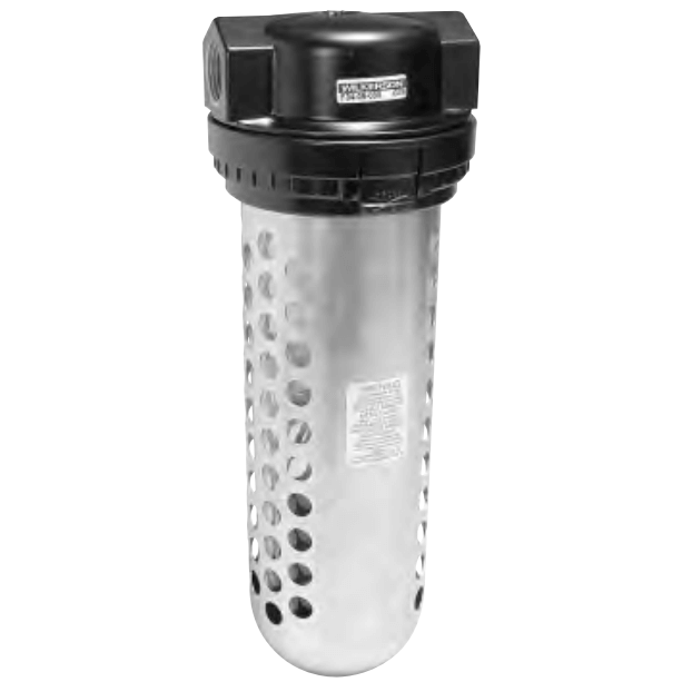 Wilkerson F34 Series Particulate Filter, Port Sizes 1/2, 3/4, 1; Flows to 362 SCFM